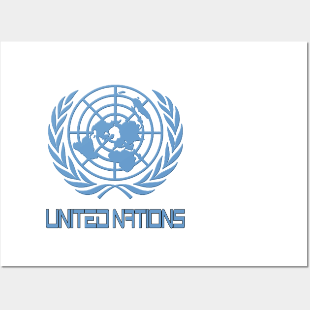 United Nations Wall Art by arashbeathew